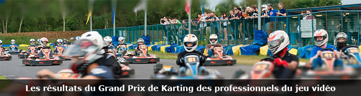Résultats du Grand Prix de Karting des professionnels du jeu vidéo
