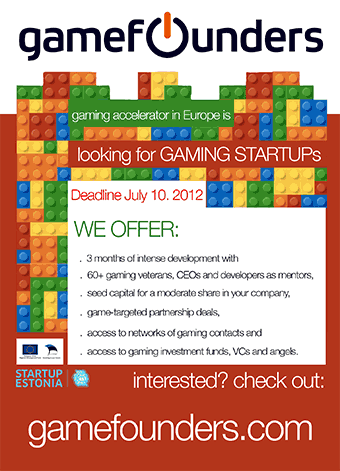 GameFounders is looking for Gaming Start Ups