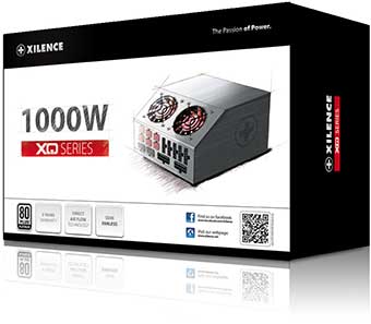 Boîtier d'alimentation 1000 watts XQ Xilence (Packaging)