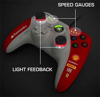 Gamepad GPX LightBack Ferrari F1 Edition