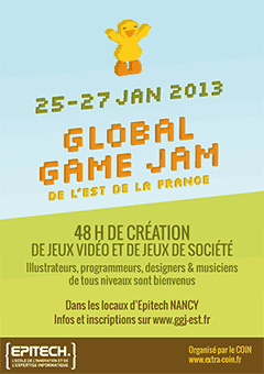 Global Game Jam 2013, à Epitech Nancy