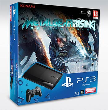 Un pack PS3 500Go + Metal Gear Rising : Revengeance