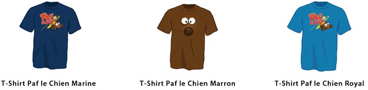 Le t-shirt Paf le Chien