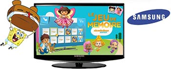 Les applis jeux Nickelodeon disponibles sur Smart TV Samsung