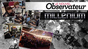 e-sport : le Nouvel Observateur et Millenium s'associent