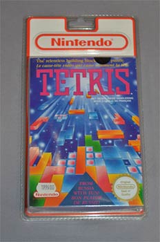 Tetris pour NES (encore sous blister)