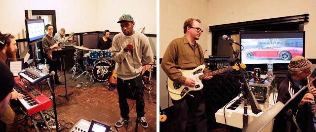  Tyler the Creator and Woody Jackson fr_x_om the Grand Theft Auto V soundtrack and score recording sessions