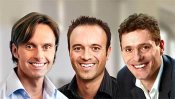 Les fondateurs de Gameduell : Boris Wasmuth, Michael Kalkowski, Kai Bolik