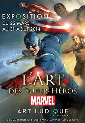 L'Art des Super Héros Marvel (affiche)