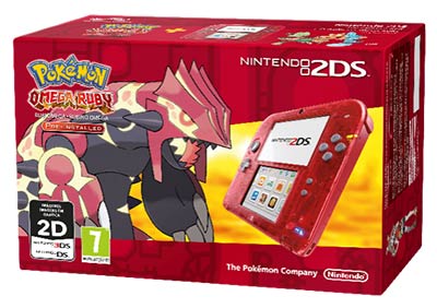 Pack Nintendo 2DS Pokemon Rubis Omega