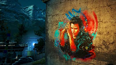 Street Art dans Far Cry 4 par C215 (image 2)