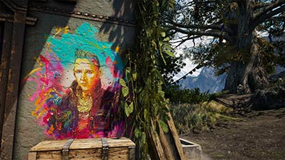Street Art dans Far Cry 4 par C215 (image 4)