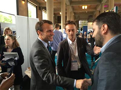 Emmanuel Macron récompense le financement participatif record de Polm Studio