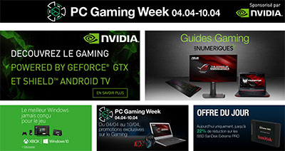 "Gaming Week" sur Amazon.fr
