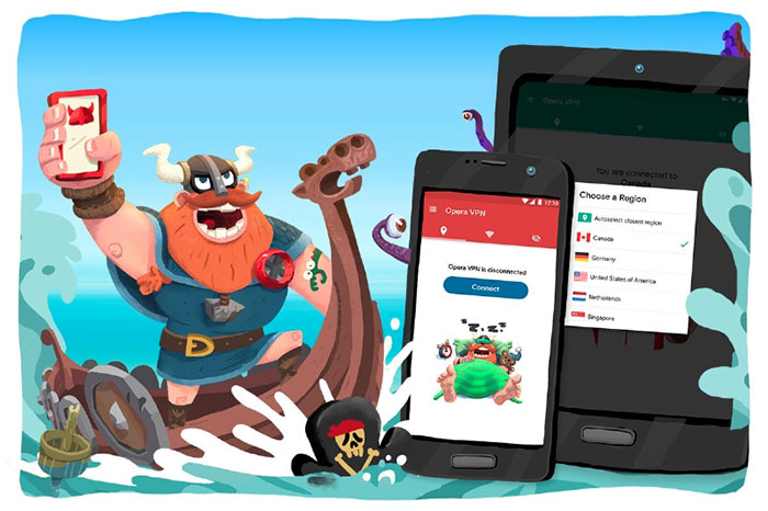 Opera propose un VPN gratuit pour Android
