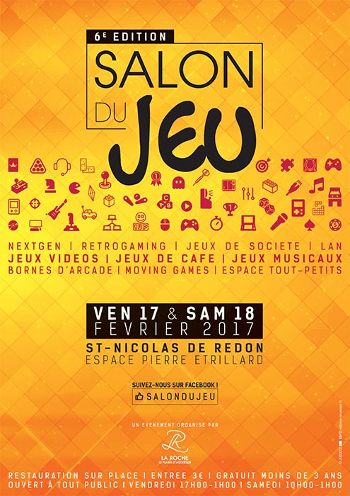 6e édition du Salon du Jeu à Saint-Nicolas de Redon (44)