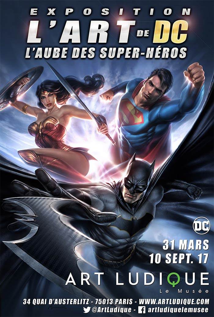 Exposition : L'Art de DC - L'Aube des Super-Héros
