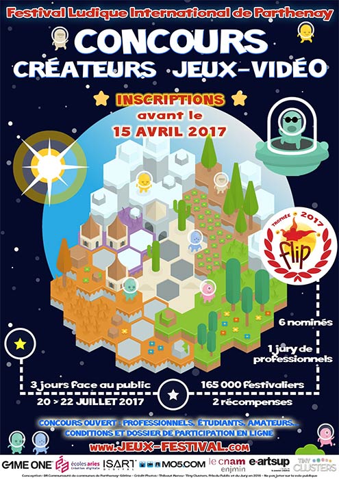 Concours des créateurs de jeux vidéo : Trophée FLIP Jeux Vidéo 2017