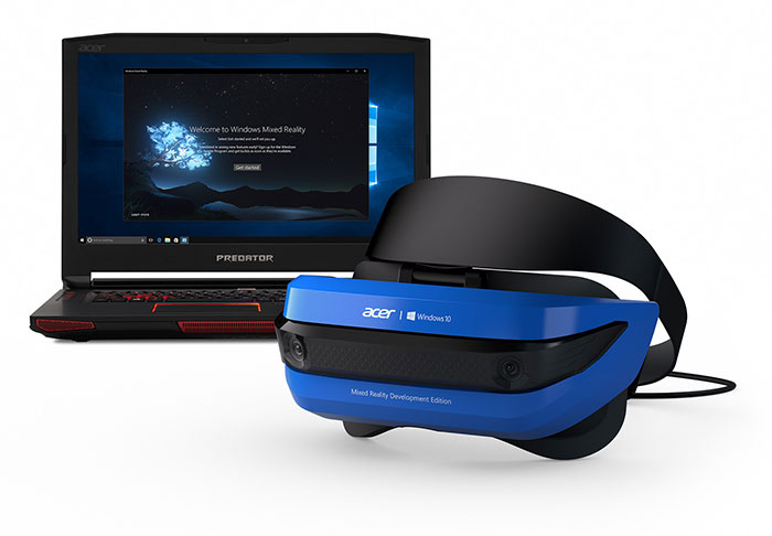 Casque de réalité virtuelle Acer Windows Mixed Reality Developer Edition