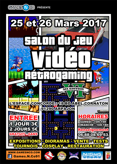Salon du jeu vidéo et du retrogaming - Le "SDJVR" par Games'n Co