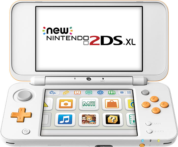 New Nintendo 2DS XL blanche
