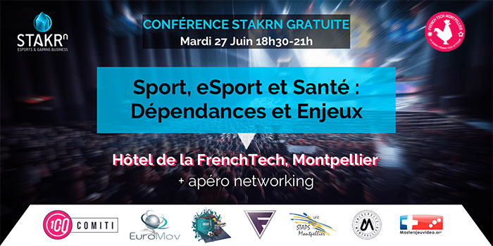 Stakrn organise la Conférence "Sport, eSport et Santé : dépendances et enjeux"