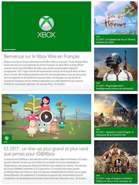 Xbox Wire en français