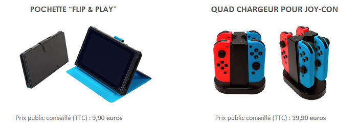 Chargeurs Nintendo Switch