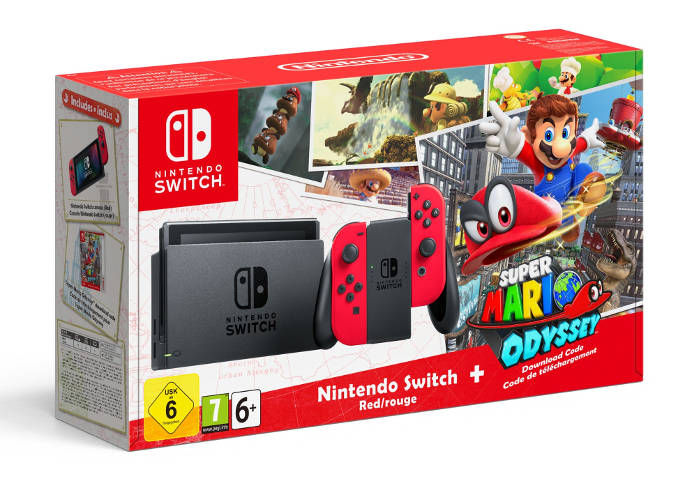 Pack Nintendo Switch + Super Mario Odyssey