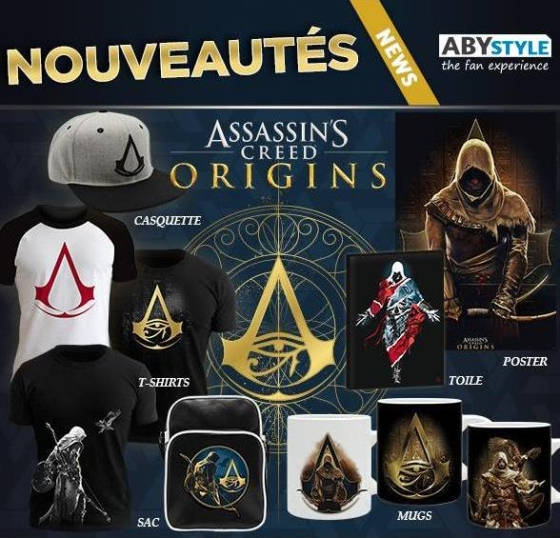 Nouvelle Collection Assassin's Creed Origins by ABYstyle