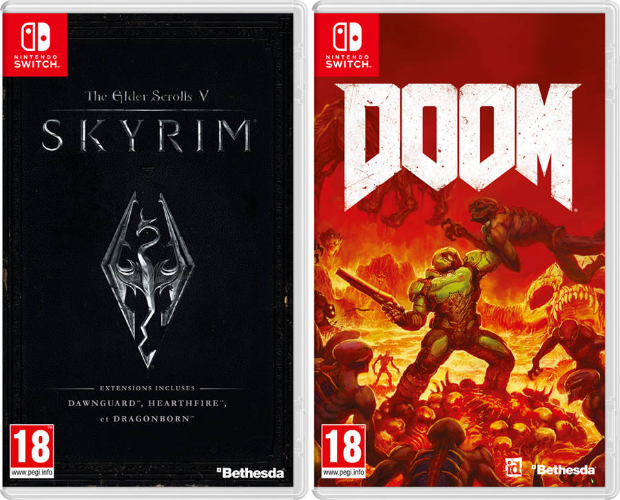 Doom et Skyrim jouables sur Switch à la Paris Games Week