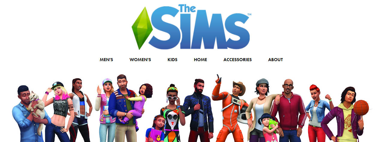 Les produits dérivés officiels des Sims chez Threadless 