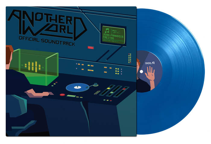 La bande originale d'Another World en version vinyle bleu