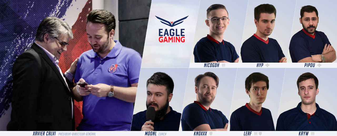 L'équipe eSport francophone Eagle Gaming sur Overwatch