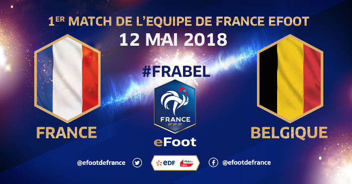 Equipe de France efoot : le premier match de l'histoire