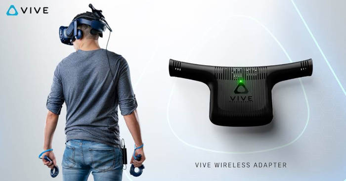 HTC Vive coupe le câble : adaptateur sans fil "Vive Wireless"