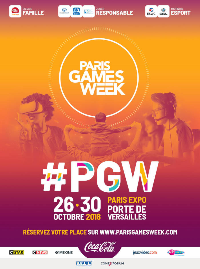 Affiche Paris Games Week 2018
