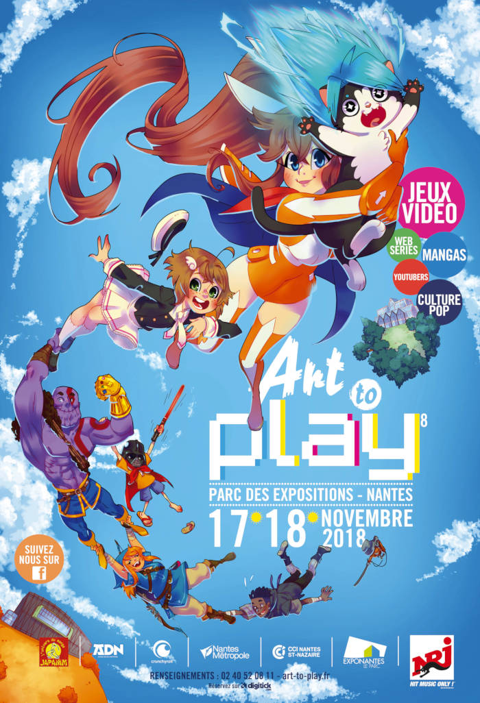 8e édition d'Art To Play à Nantes les 17 et 18 novembre