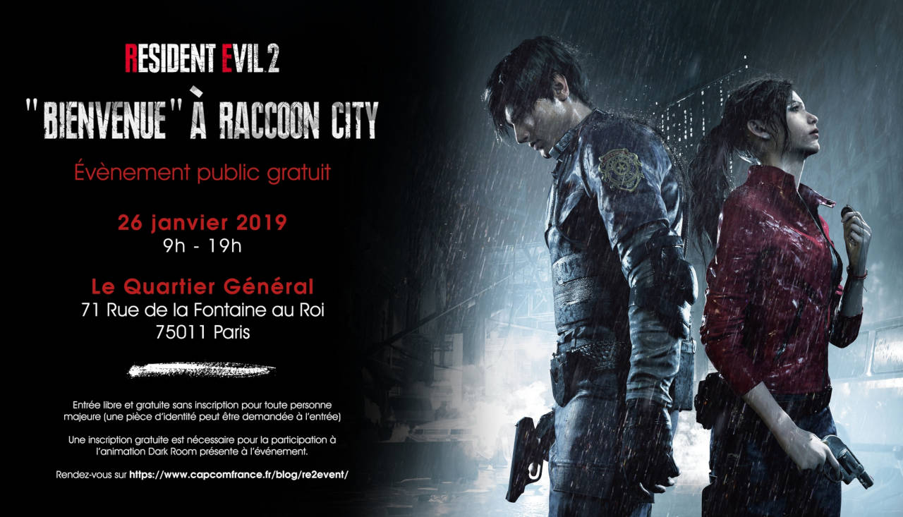 Capcom convie les fans de Resident Evil à Paris le 26/01 