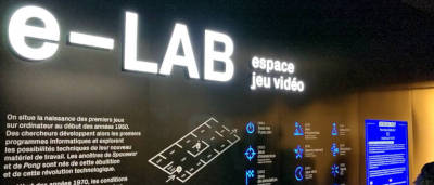 Visite guidée de l'e-Lab - espace jeu vidéo
