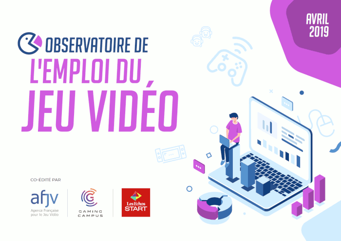 Observatoire de l'emploi du jeu vidéo en France - Avril 2019