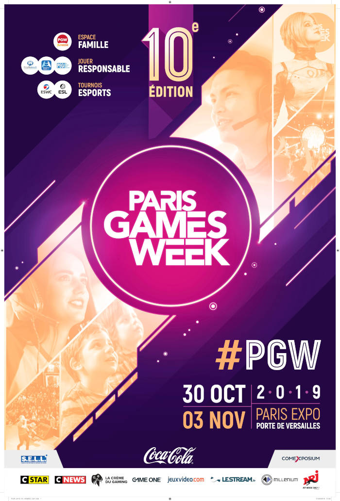 Affiche Paris Game Week 2019