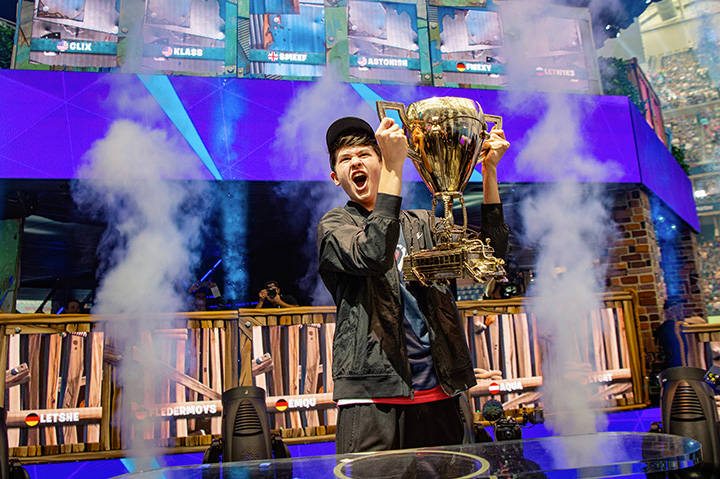 Bugha : Gagnant des Solos Fortnite World Cup : 3 000 000$
