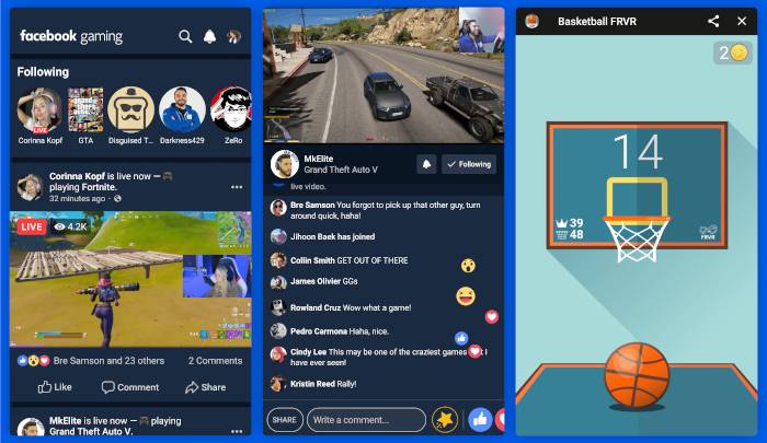 Facebook lance son appli de jeu autonome sur Google Play
