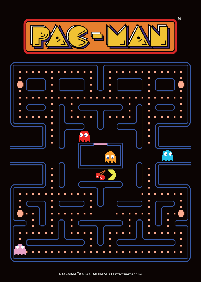 Ecran de jeu de Pac-Man