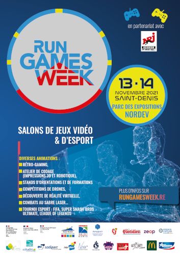 Affiche salon Run Games Week