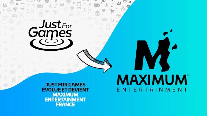 Just For Games évolue et devient Maximum Entertainment France