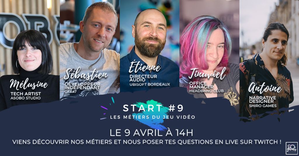 Start : les métiers du jeu vidéo