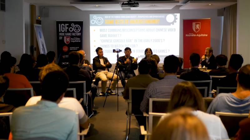 Conférences à l'Indie Game Factory (IGF)