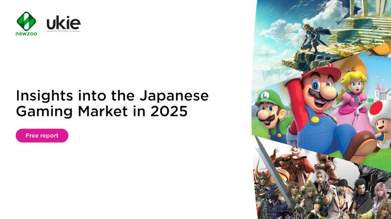 Rapport Newzoo 2025 sur le marché japonais des jeux vidéo